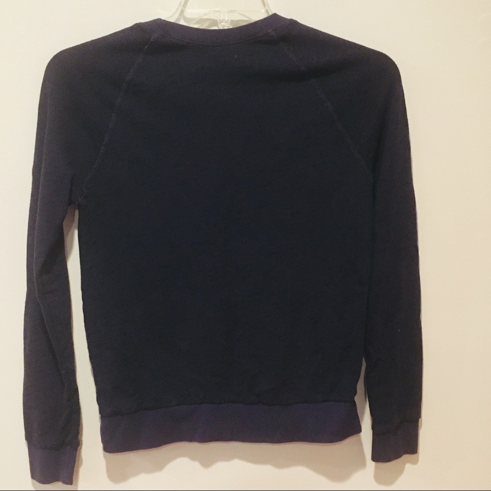 Spiritual Gangster Navy and Gold Sweatshirt - Picture 4 of 5